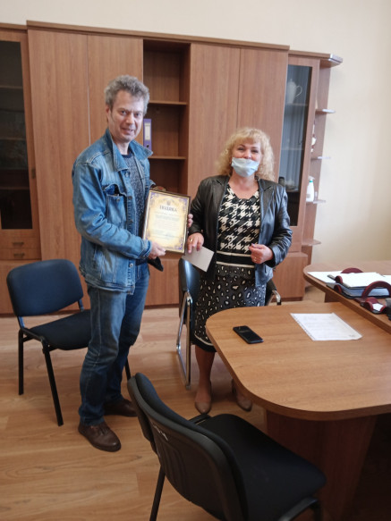ЕТЦ Привітання голови профкому Кравця