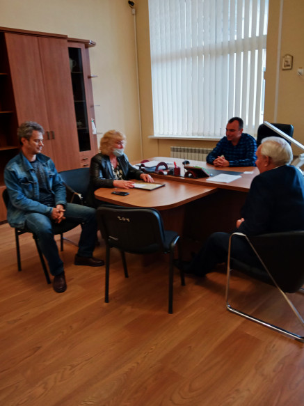 Керівництво та голова профкому ЕТЦ
