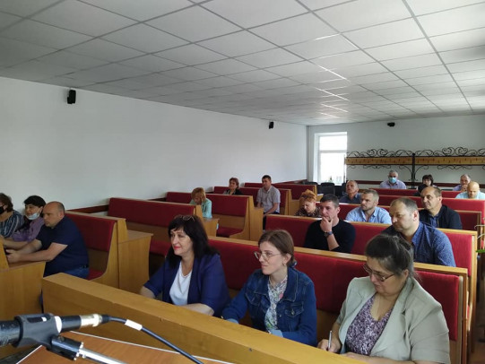 Учасники засідання круглого столу в Рожнятівській ТГ